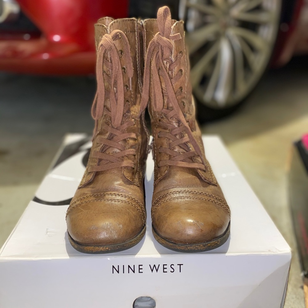 Nine West combat boots